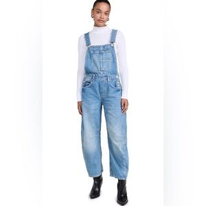 NWT Size Large Free People Lucky You Overall Ultra Light Beam